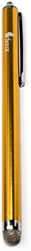Fenix ​​- סט של 3 [זהב, שחור, לבן] עט חרט עם קצה סיבים היברידי מיקרו סרוג לאייפון 4/5/5c/6/6+, ipad/ipad air/ipad mini, Samsung Galaxy